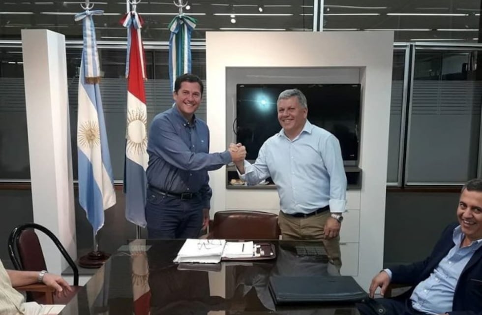 Arroyito: el intendente Cravero recibió en la Municipalidad al electo Gustavo Benedetti