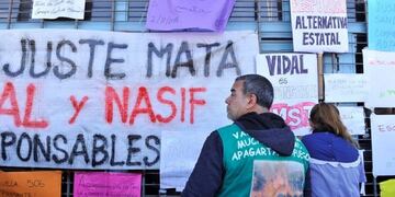 El frente del Consejo Escolar de Moreno (Foto: Maxi Failla/Clarín)