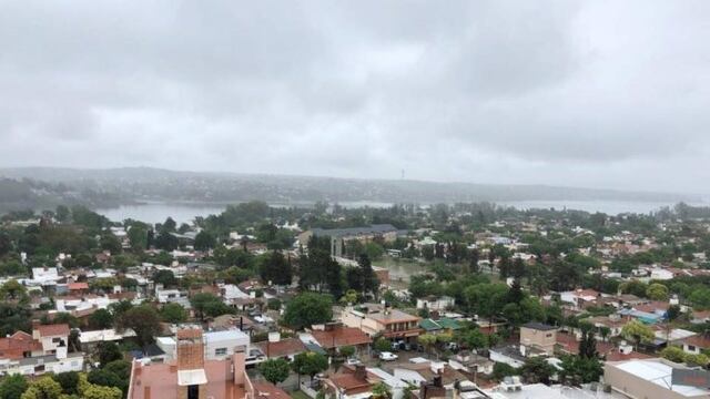 Cielo nublado en Carlos Paz