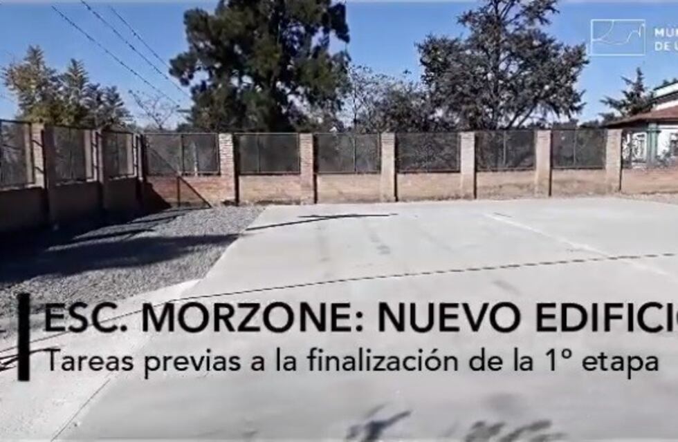 Unquillo: finalizan tareas en el nuevo edificio de la Escuela Morzone