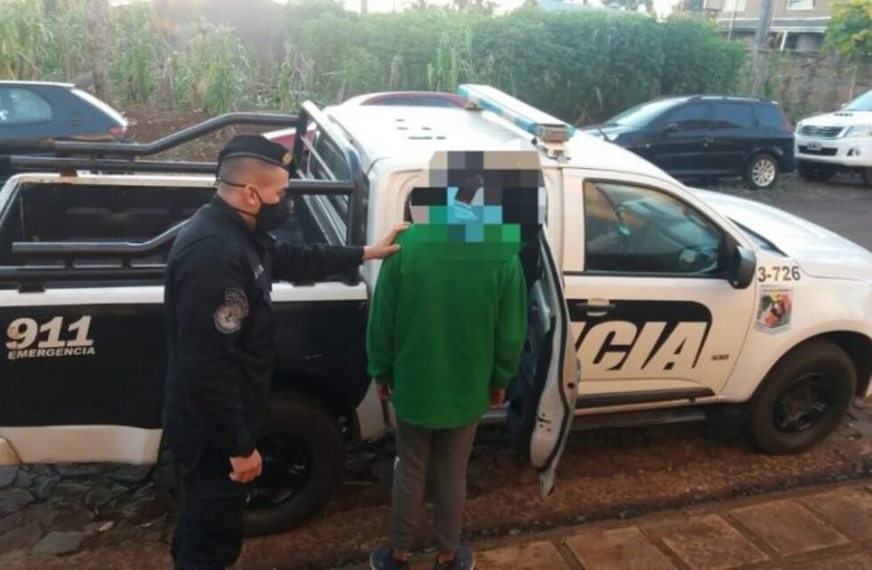 Un menor fue detenido cuando entró a robar en una casa