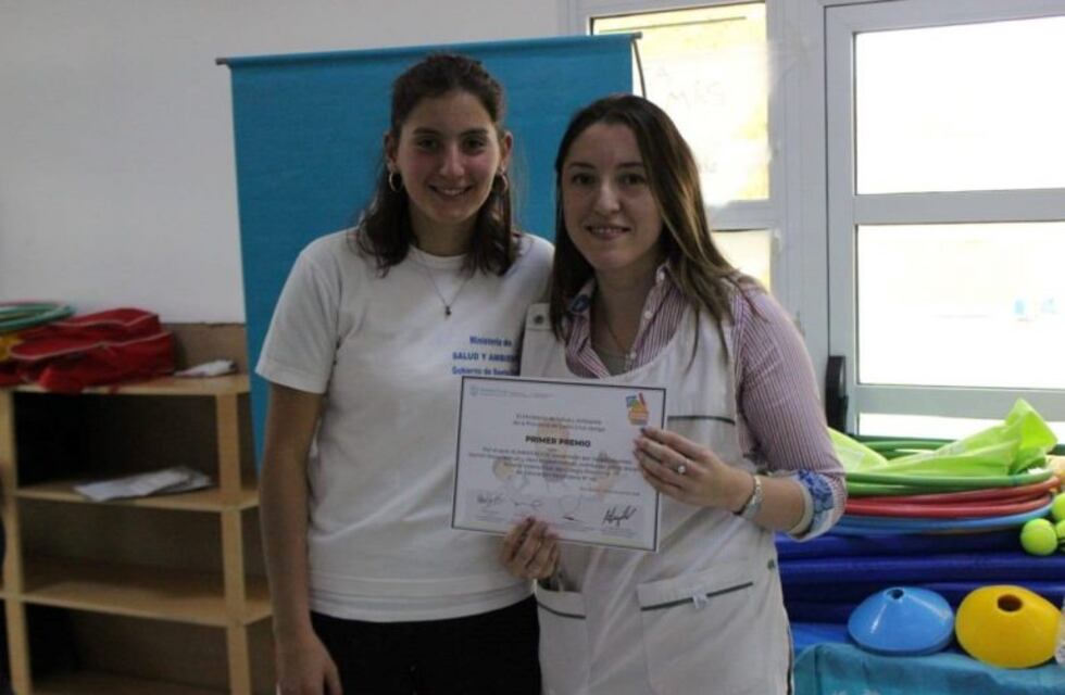 Se entregó el premio por el concurso entornos escolares saludables