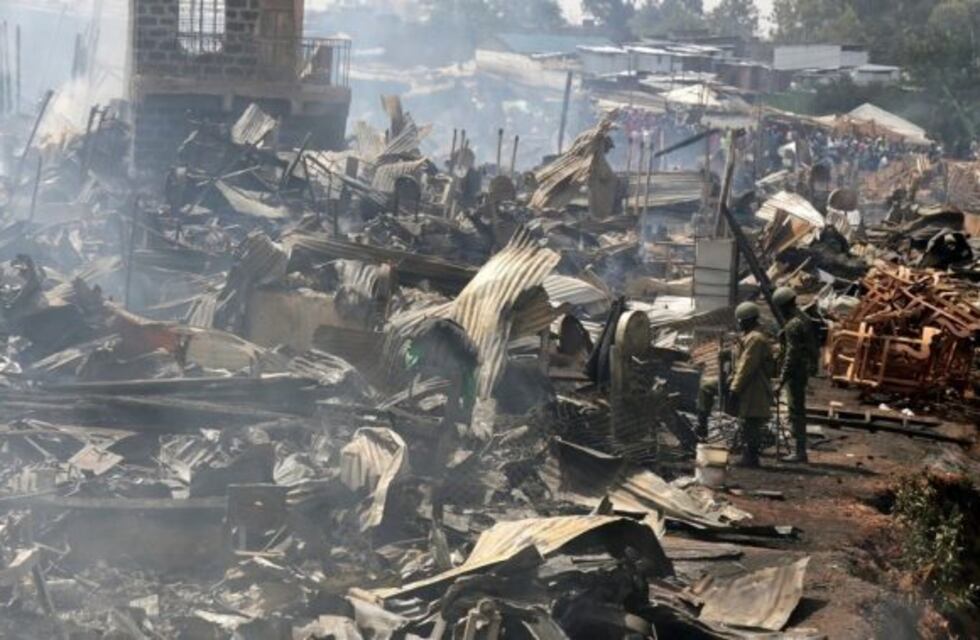 Un incendio en el mercado al aire libre de Kenia causa 15 muertos y 70 heridos