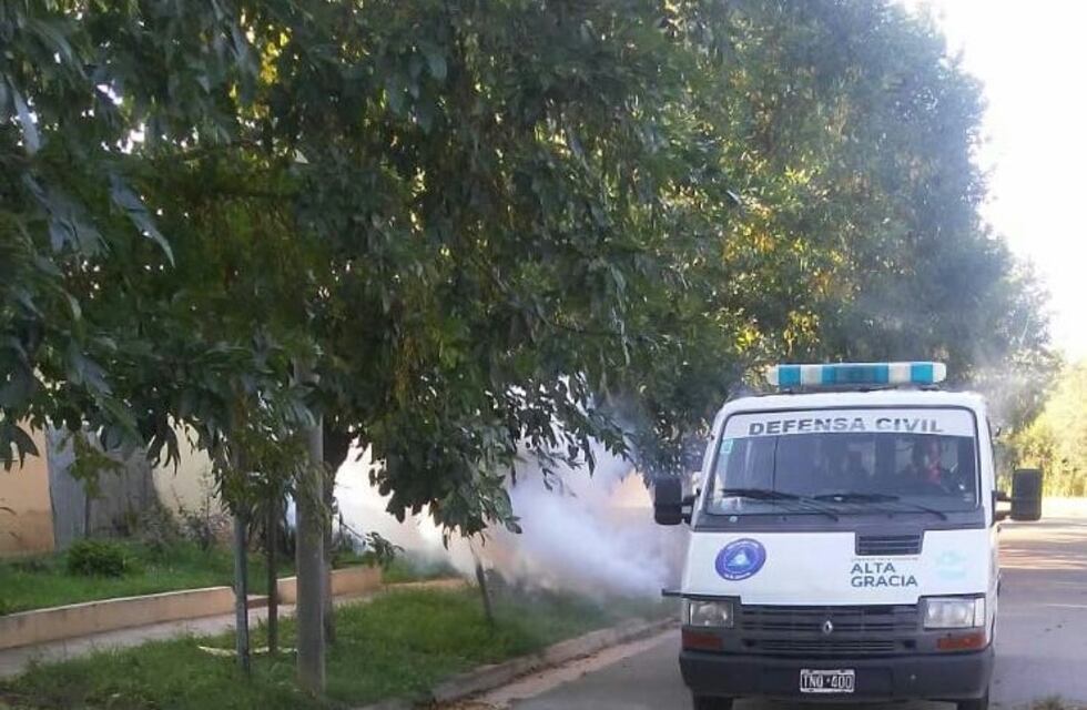 Refuerzan las fumigaciones contra el Dengue en los distintos barrios de Alta Gracia