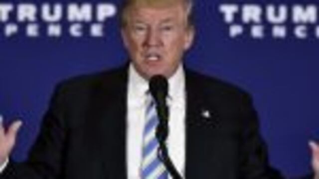 (FILES) This file photo taken on October 22, 2016 shows President-elect Donald Trump  during a campaign event at the Eisenhower Hotel in Gettysburg, Pennsylvania.nUS President-elect Trump on November 28, 2016 threatened to put an end to the thaw in ties with Cuba unless Havana makes concessions on human rights and opening up its economy.