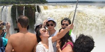 Imagen archivo\u002E Aumentó el turismo en Puerto Iguazú pero el gasto fue igual al año pasado\u002E