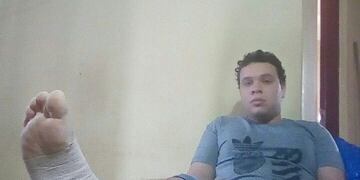 Alejandro Ortiz, el árbitro de fútbol lastimado por jugadores de Sportivo Eldorado\u002E (Stop en Línea)