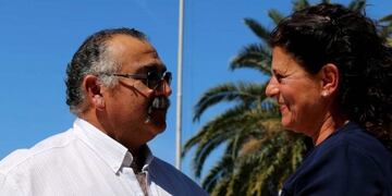 El reencuentro entre Ernesto Urbina y Marisa Peiró\u002E