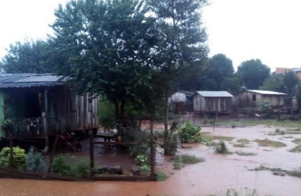 Andresito: las lluvias provocaron desborde de varios arroyos