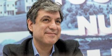 Senador Matías Rodriguez junto a Walter Vuoto y Lorena Henriques Sanches