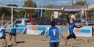 Nueva cancha de Volley y Handball Beach - Ushuaia