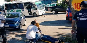 El accidente ocurrió en la esquina de Colón y Sagrada Familia\u002E