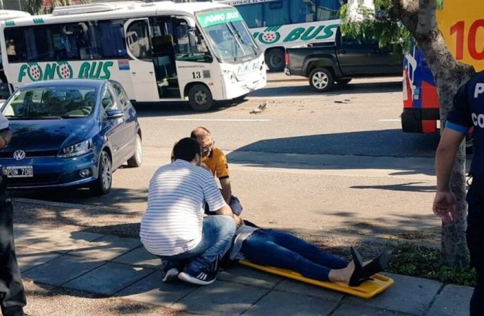 Dos heridos por un choque en cadena en avenida Colón y Sagrada Familia