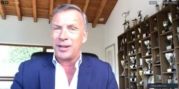 Andrés Fassi hizo una rueda de prensa vía Zoom para analizar la actualidad de Talleres