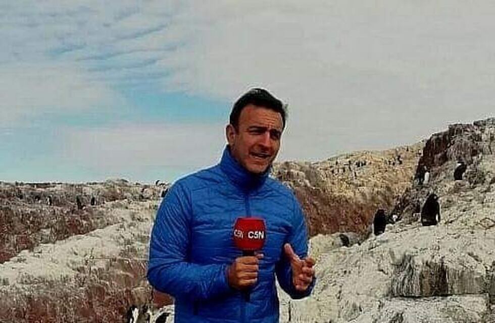 Puerto Deseado: visita del conductor del programa de C5N "Alerta Verde"