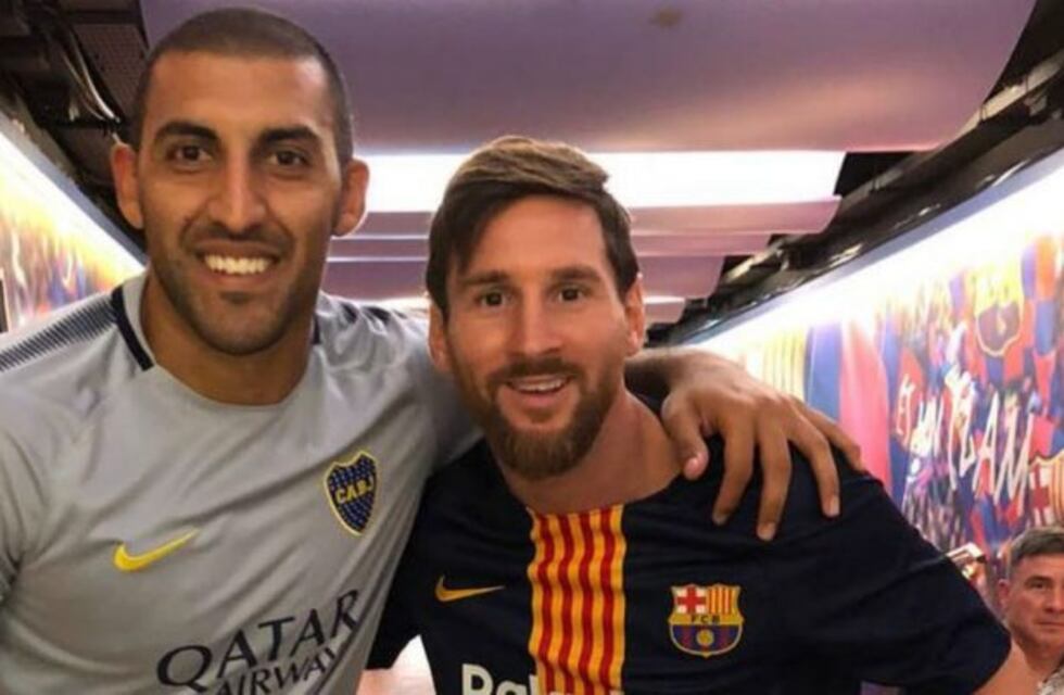 Wanchope se dio un gusto extra: la foto con Messi