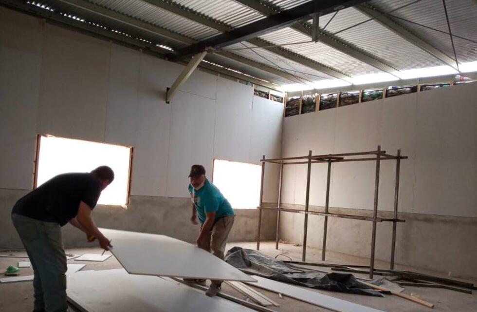 La Para: avanza la construcción de las aulas sustentables