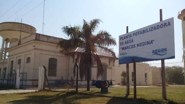 Planta potabilizadora de ASSA de Rafaela