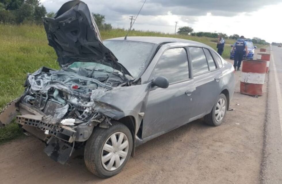 Accidente en Ruta 19 deja cuatro heridos