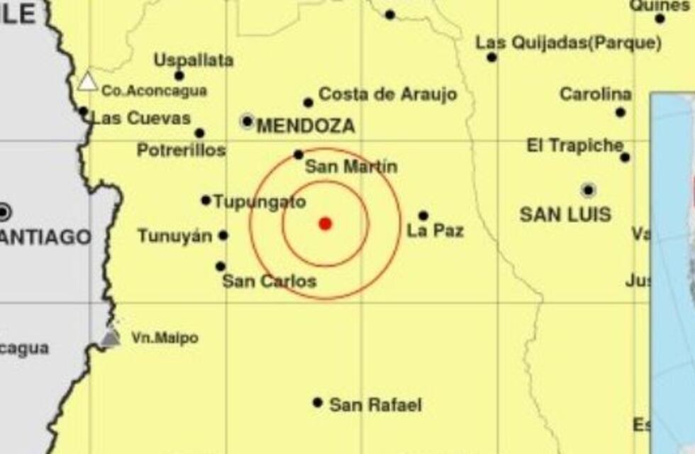 Tembló esta madrugada en Mendoza