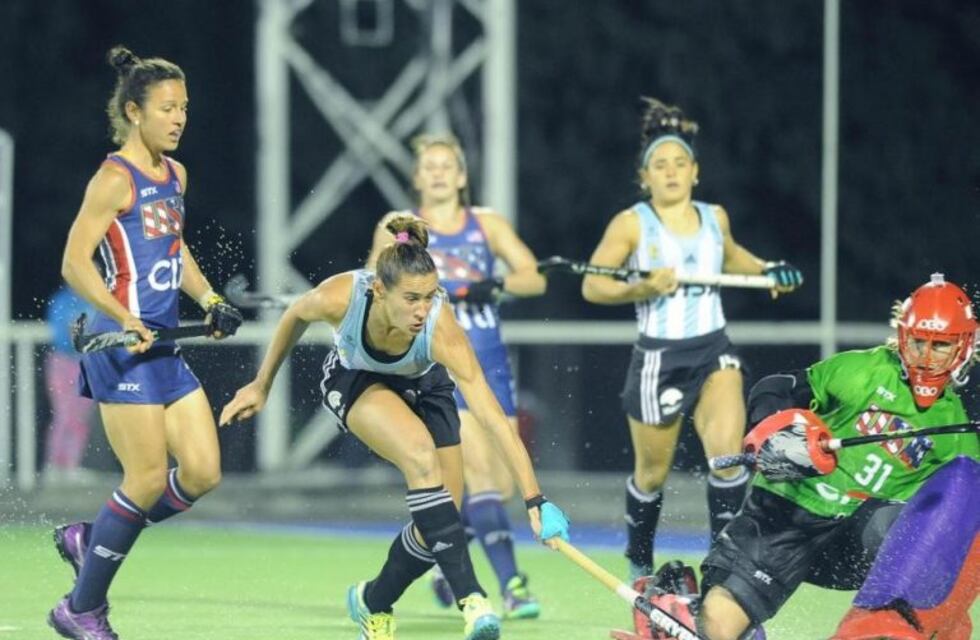 Las Leonas golearon a Estados Unidos en el primer partido de la serie