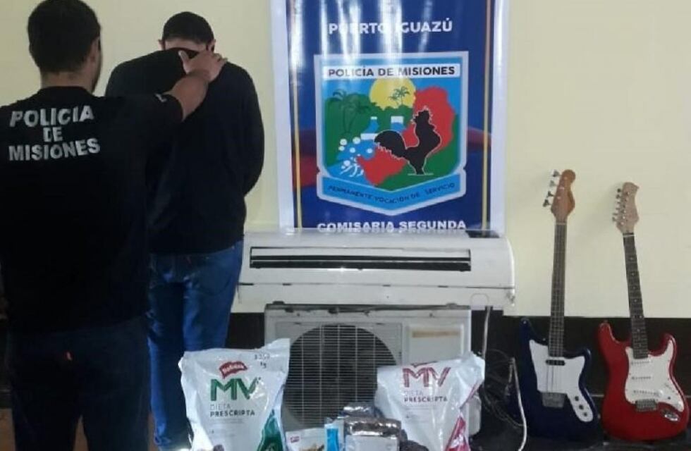 Fue detenido por el robo en una veterinaria de Puerto Iguazú