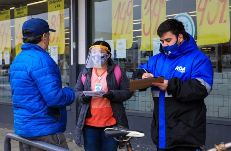Comenzó el operativo de búsqueda de personas sintomáticas en supermercados