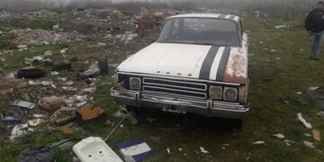 El auto usado para el secuestro