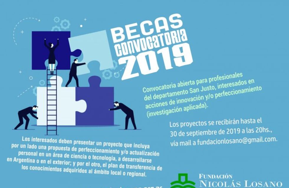 La Fundación Nicolás Losano extiende el plazo de la convocatoria para las becas