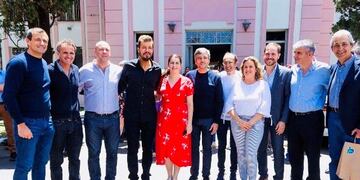 Marclo Tinelli, integrande del Consejo Federal de Lucha contra el Hambre, se reunió con intendentes del PJ\u002E