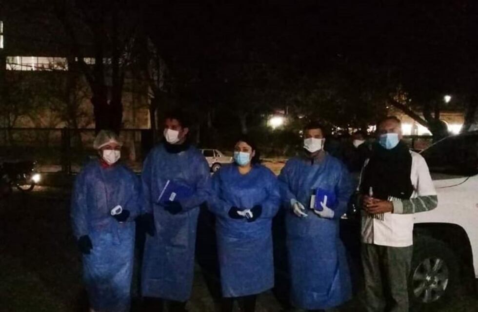 Controles sobre la ruta en Villa de las Rosas