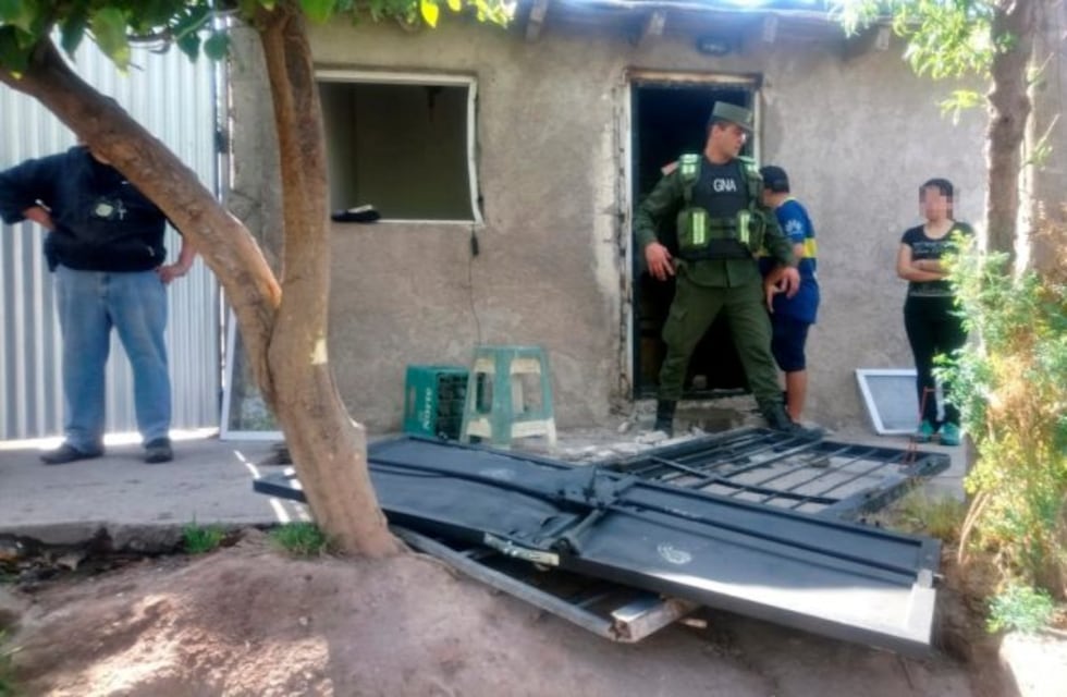 Allanaron y desmantelaron un búnker narco en Mendoza