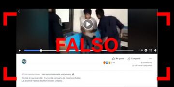 No, este video de un policía pegándole a un joven en Salta no es de ahora, sino de 2012
