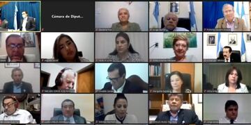 La legislatura provincial sesionó de manera virtual