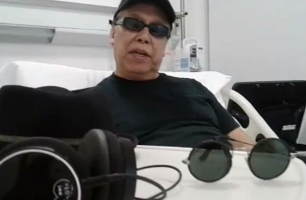 Video: el Rey Pelusa le envió un saludo a sus seguidores desde el hospital