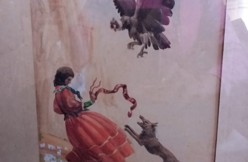 Donaron una acuarela pintada por Leonor Buffo Allende en 1937