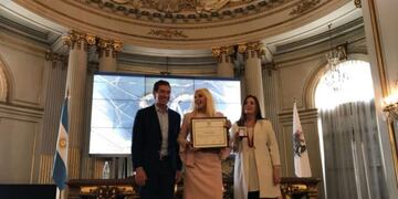 La actriz y conductora Susana Giménez fue distinguida este miércoles como Ciudadana Ilustre de la Ciudad de Buenos Aires\u002E (Web)