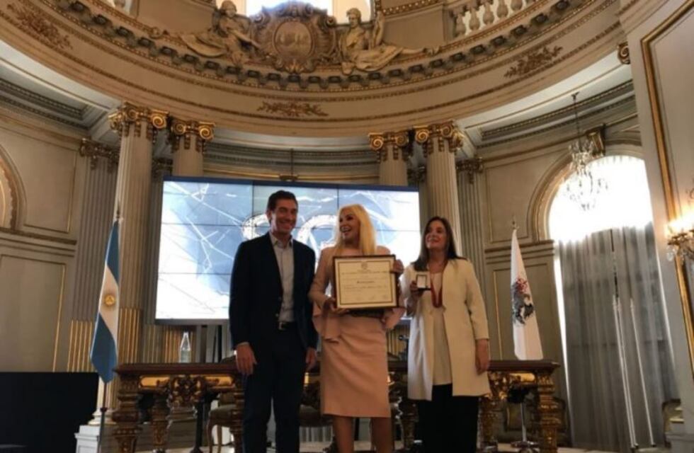 Distinguieron a Susana Giménez como Ciudadana Ilustre porteña