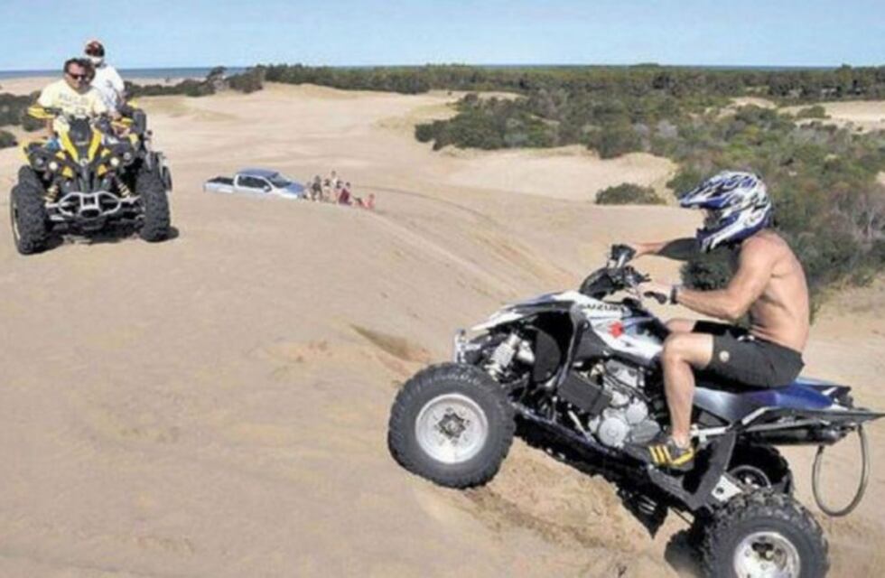 Pinamar: anunciaron un sistema de licencias especiales para cuatriciclos