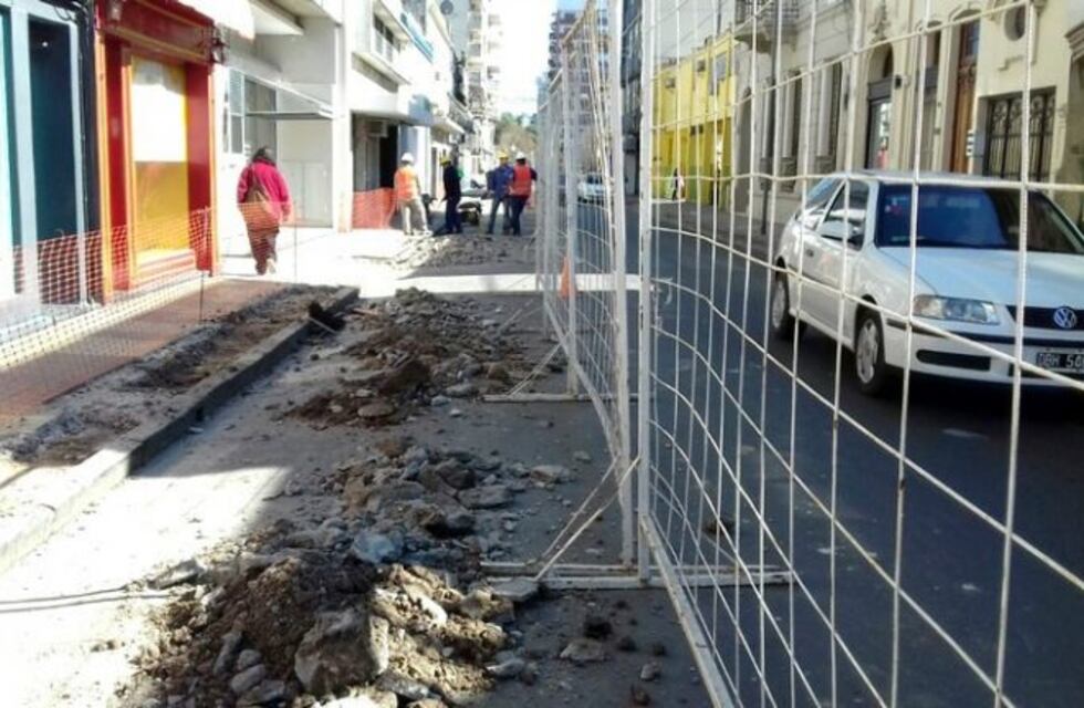 Según apuntaron, el 90% de los comerciantes ve con buenos ojos las obras de refacción en el centro