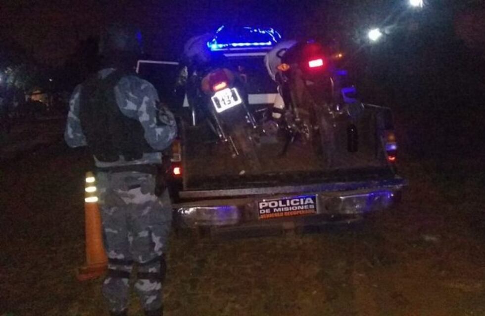 La policía frustró dos eventos clandestinos esta madrugada en Posadas