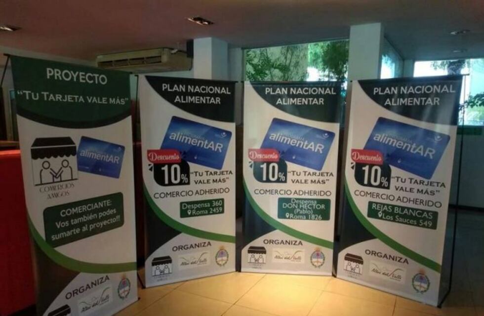 Carlos Paz: ofrecen descuentos del 10% a los beneficiarios de la "Tarjeta Alimentar"