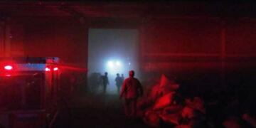 Incendio en un secadero de Picada Sarmiento, Guaraní