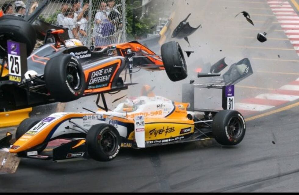 Piloto alemana de 17 años sufrió un terrible accidente en Macao