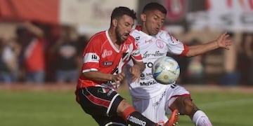 Deportivo Maipú se quedó con un importante triunfo en el partido de ida ante Huracán LH, por la Copa Argentina\u002E