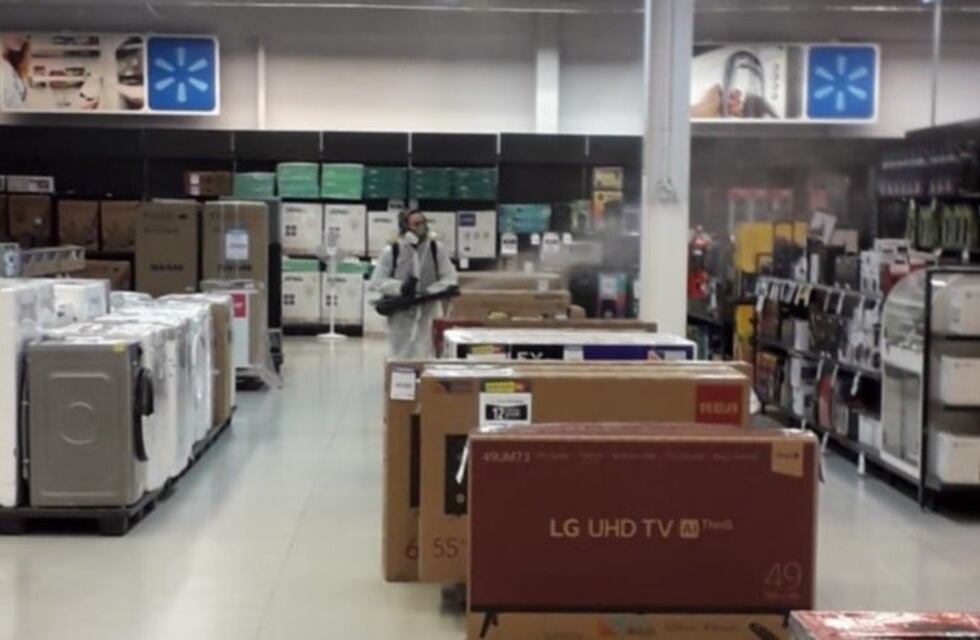 Bahía: tuvieron que desinfectar Walmart por un caso positivo de coronavirus