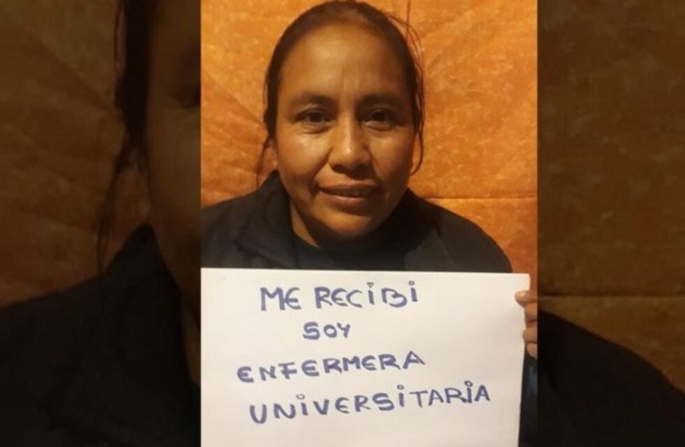 En plena cuarentena, una mujer qom se recibió de enfermera: "Soy universitaria"