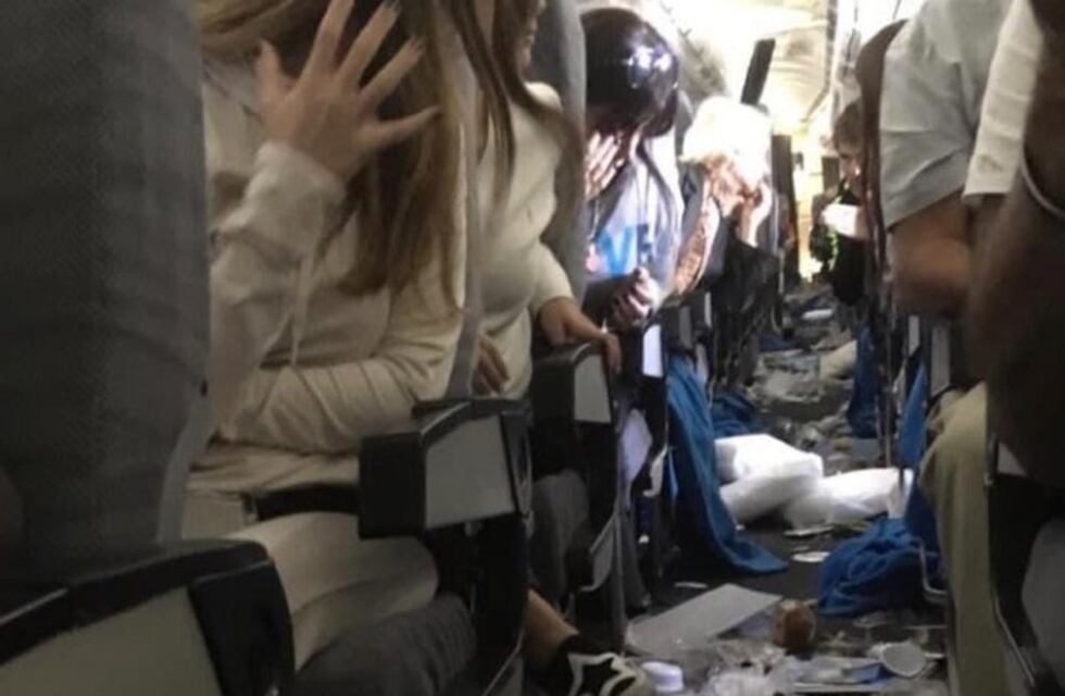 Cómo vivieron los pasajeros la fuerte turbulencia