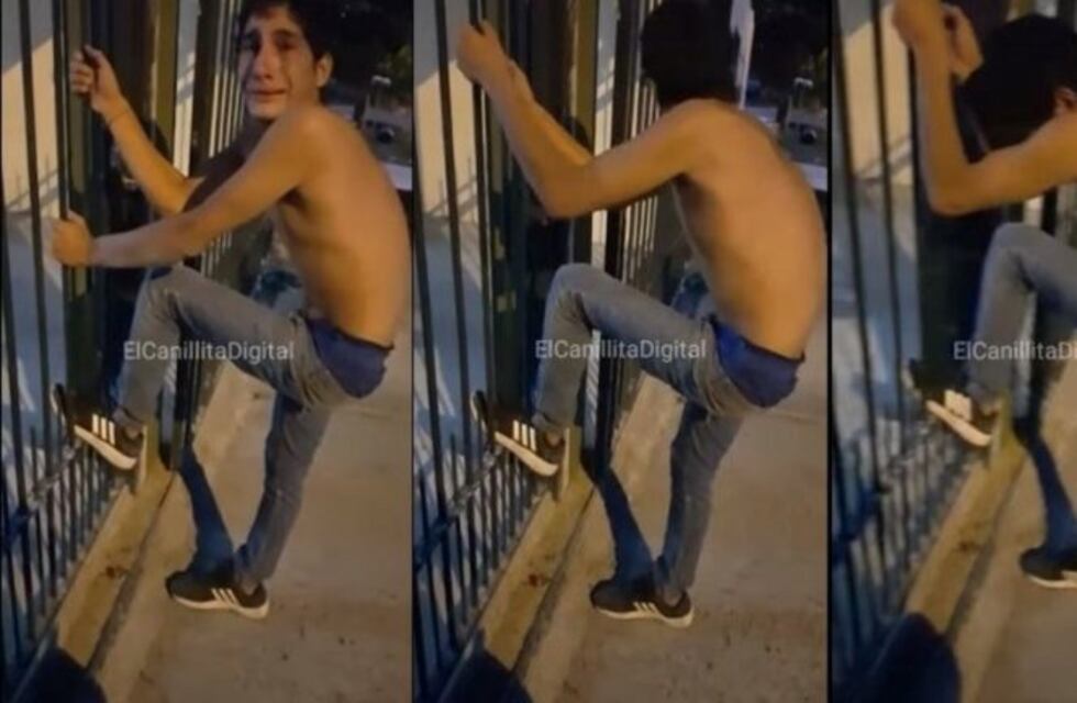 Otra vez preso el ladrón que se clavó una reja cuando robaba