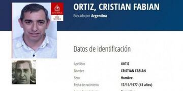 Cristian Ortiz y el pedido de Interpol